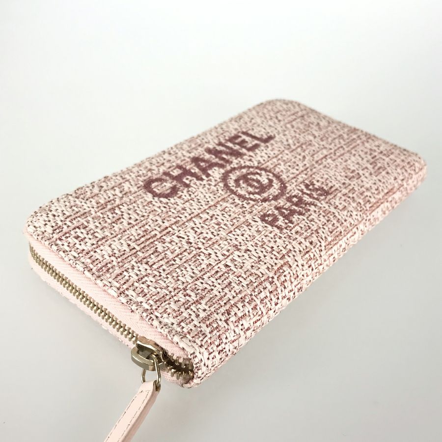 シャネル 長財布 ラウンドファスナー