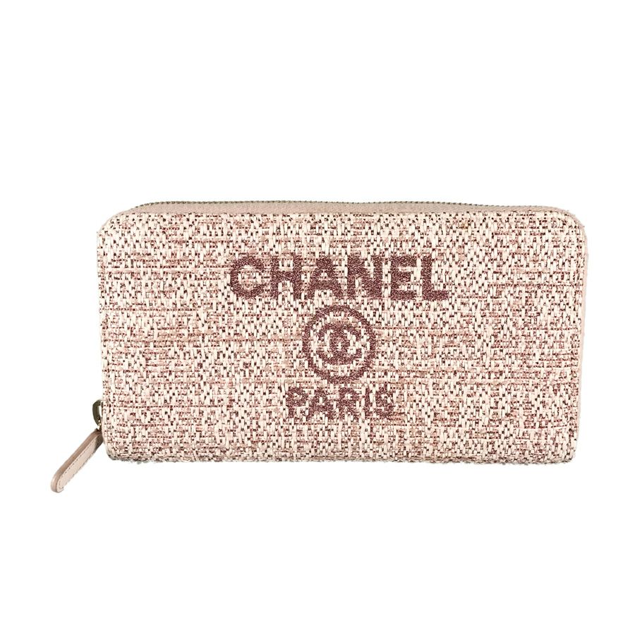シャネル 長財布 ラウンドファスナー