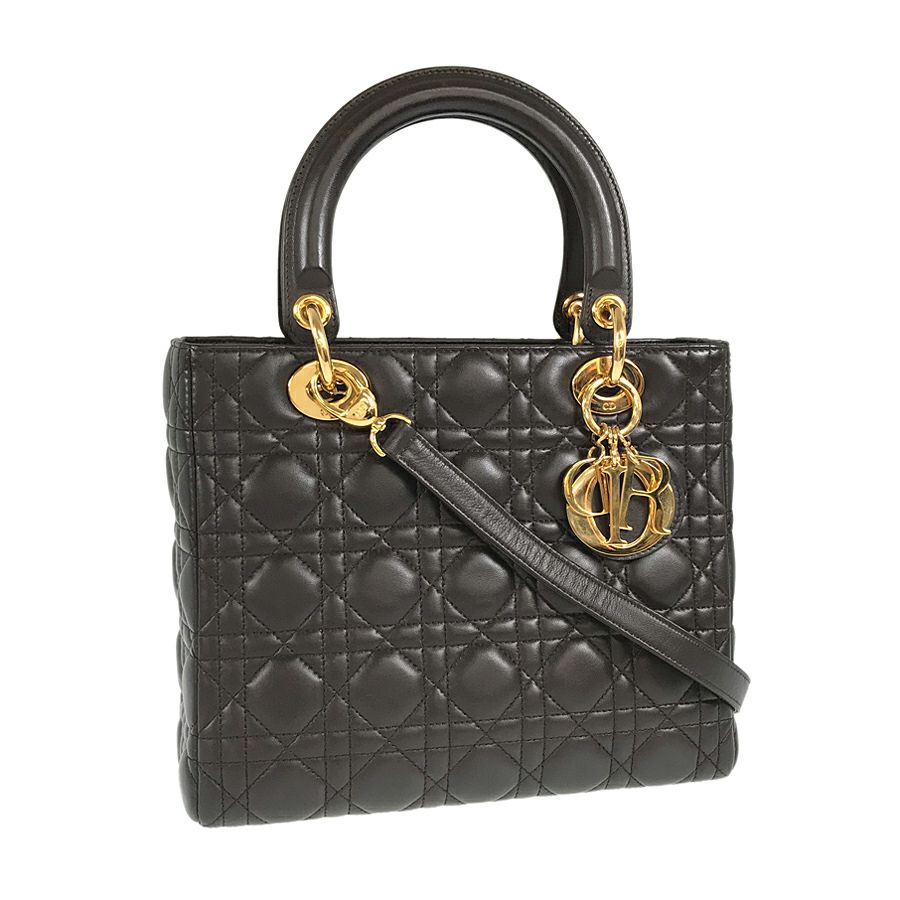 ディオール レディディオール カナージュ  ハンドバッグ