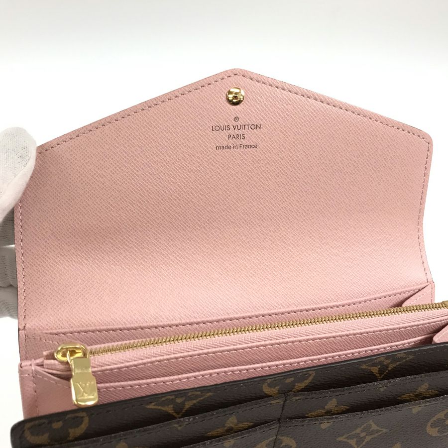 ルイ・ヴィトン モノグラム ポルトフォイユ サラ  長財布 かぶせ蓋