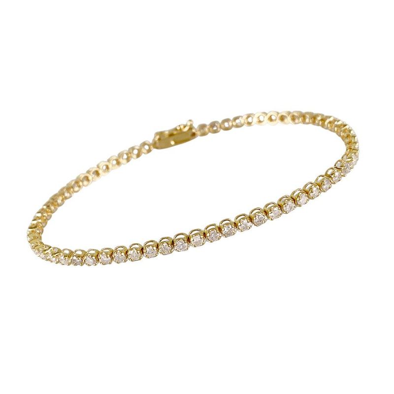 ノーブランド テニスブレスレット