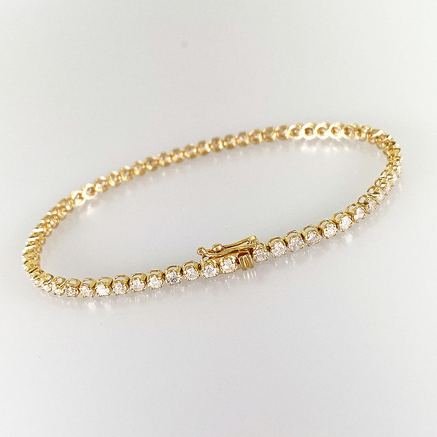 ノーブランド テニスブレスレット