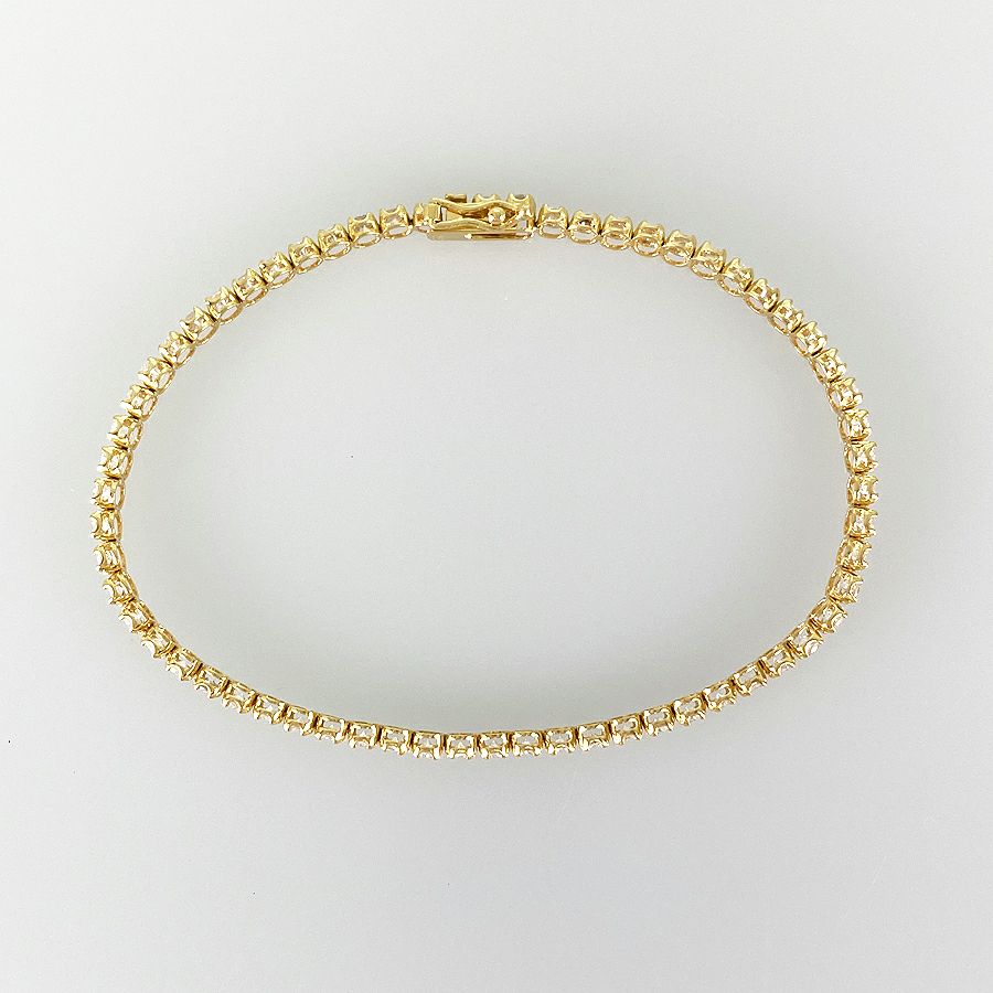 ノーブランド テニスブレスレット