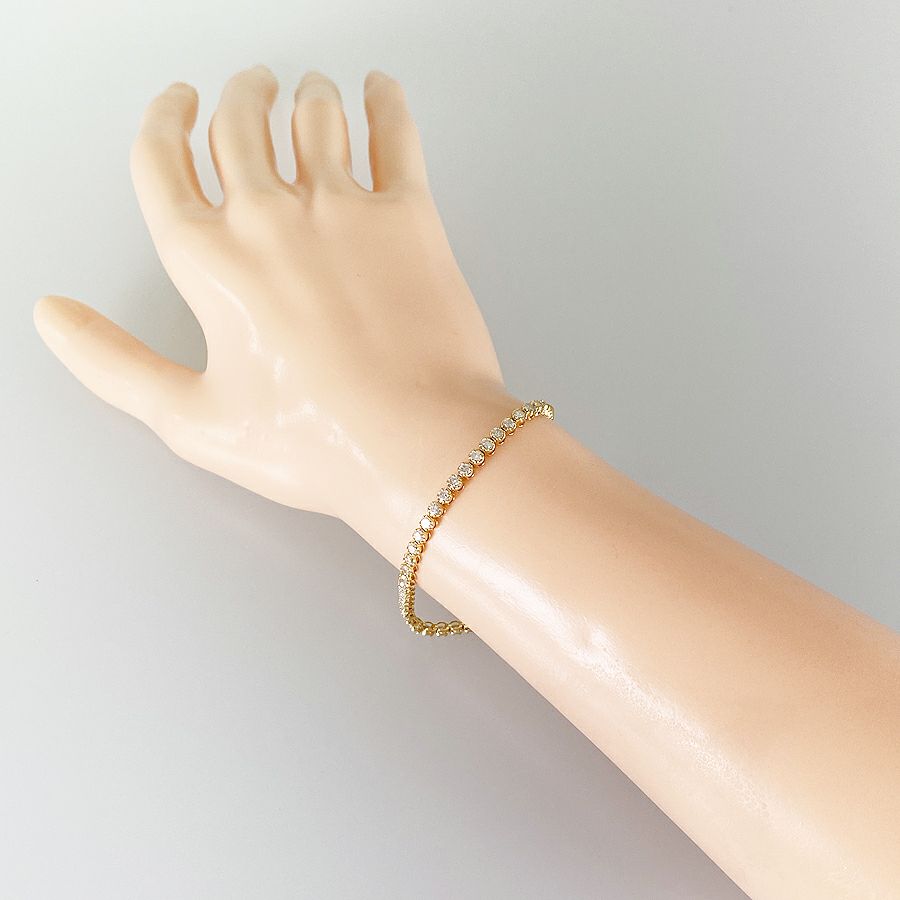 ノーブランド テニスブレスレット