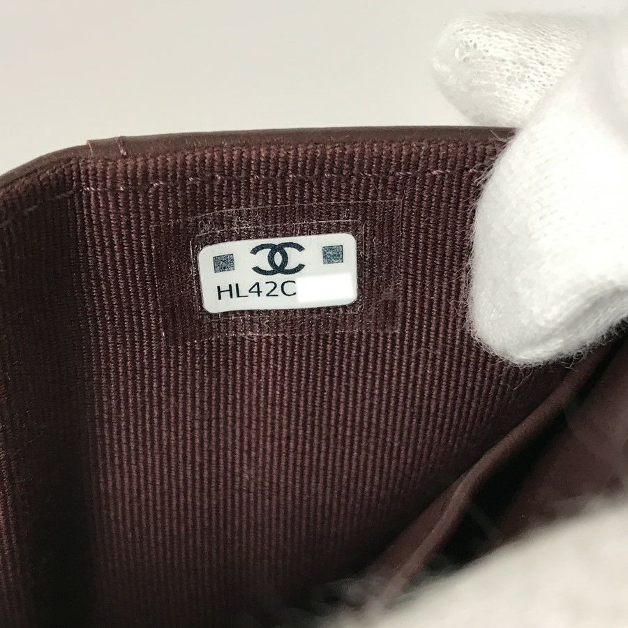 シャネル 三つ折り財布