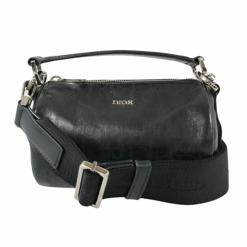ディオール　オブリーク　ローラーミニ　ショルダーバッグ クリスチャンディオール オブリーク ミニ ローラー ショルダーバッグ