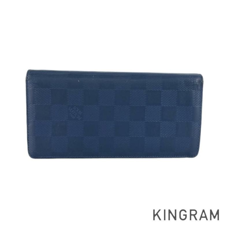 ルイ・ヴィトン ダミエ アンフィニ ポルトフォイユ ブラザ  長財布 二つ折り