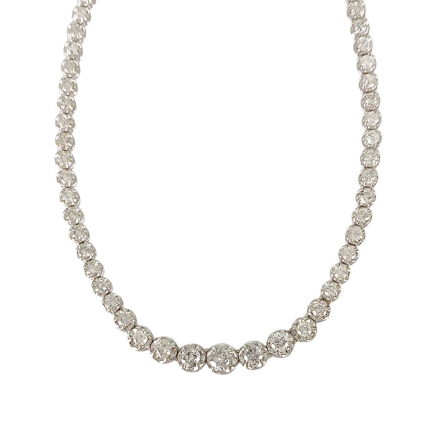 ノーブランド テニスネックレス