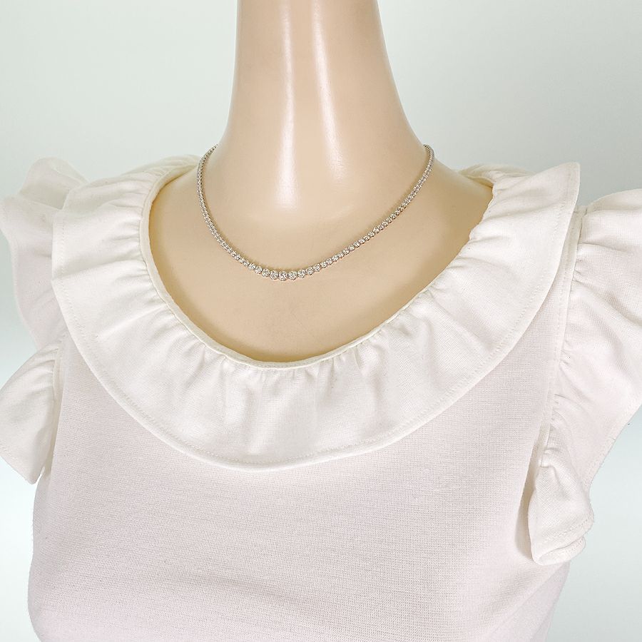 ノーブランド テニスネックレス