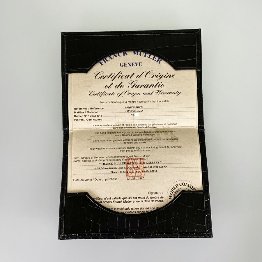 フランクミュラー 902QZV-RDCD レディース 腕時計