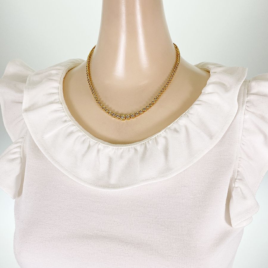 ノーブランド テニスネックレス