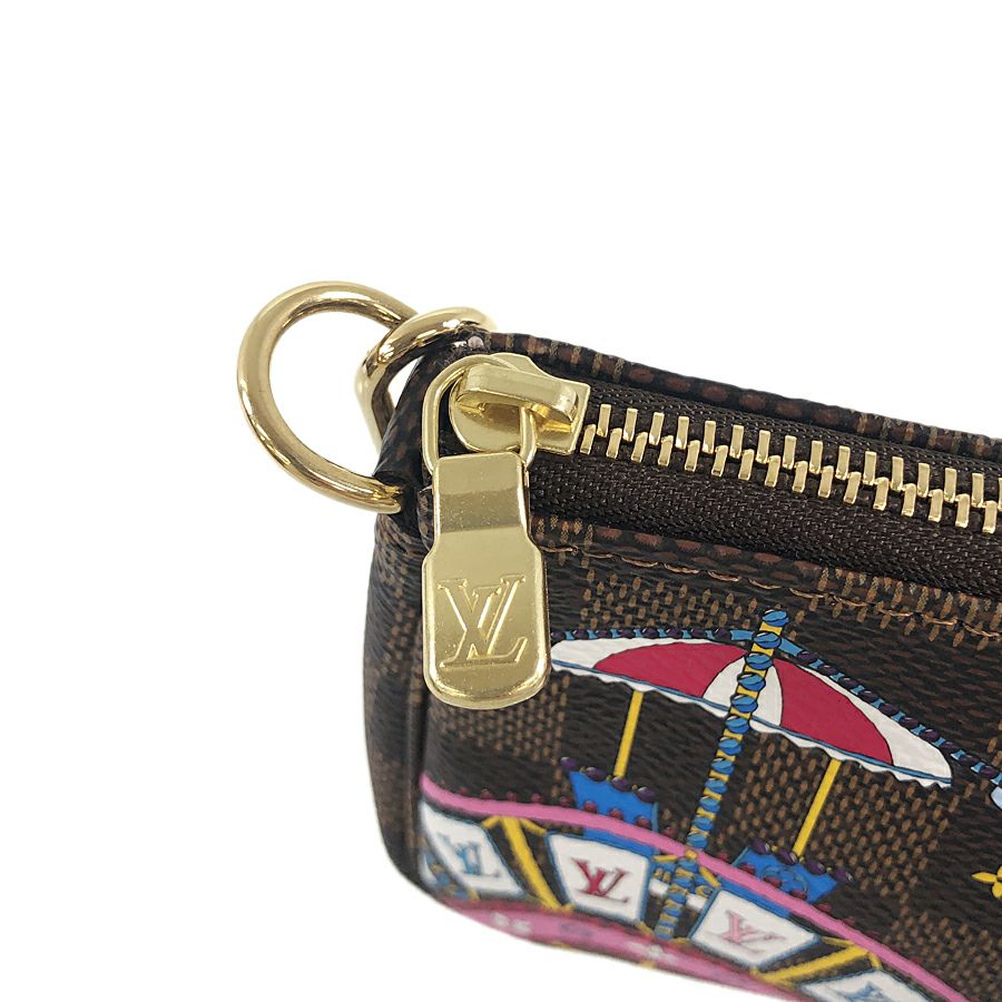 ルイ・ヴィトン ダミエ ミニポシェット アクセソワール ヴィヴィエンヌ  ポーチ