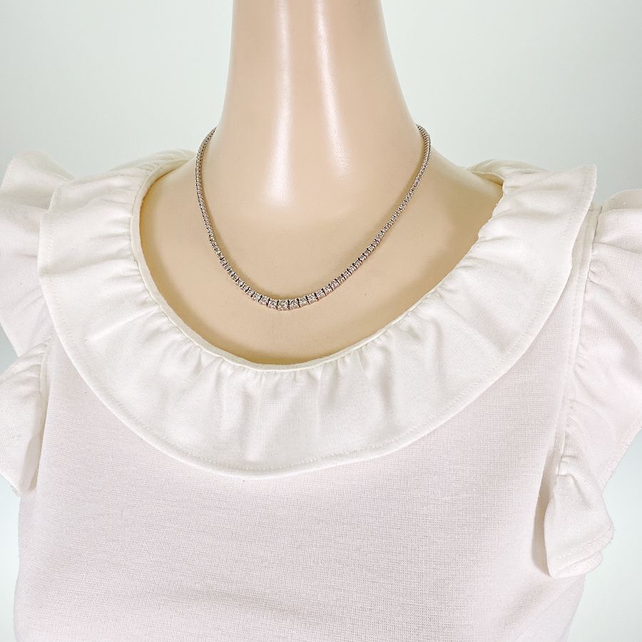 ノーブランド テニスネックレス