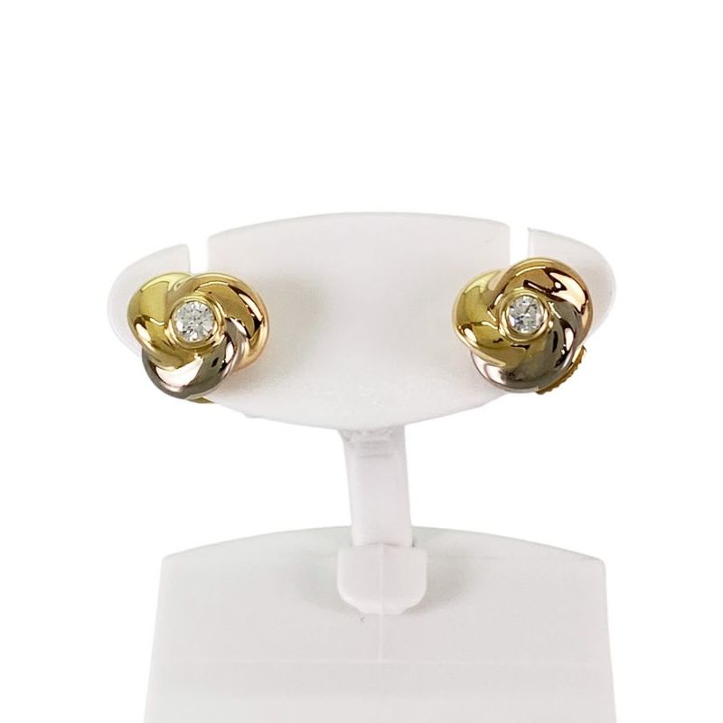 カルティエ ピアス ベビー トリニティ ダイヤモンド カルティエ ベビートリニティ ダイヤモンド ピアス | キングラム