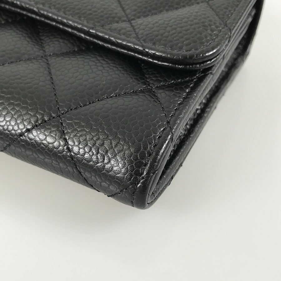 シャネル 長財布 かぶせ蓋