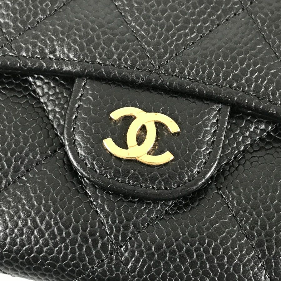 シャネル 長財布 かぶせ蓋