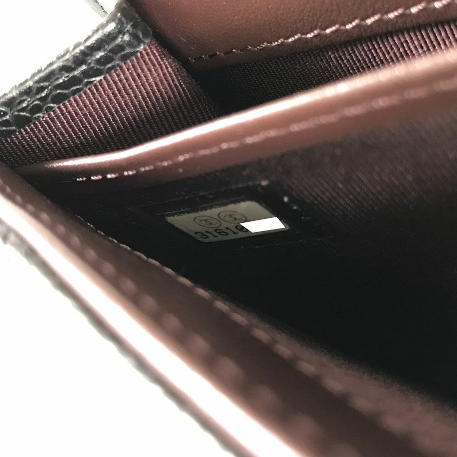 シャネル 長財布 かぶせ蓋