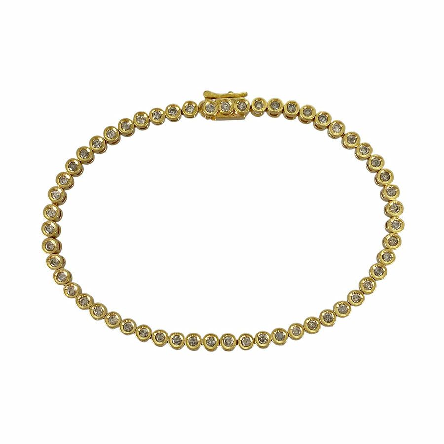 ノーブランド テニスブレスレット