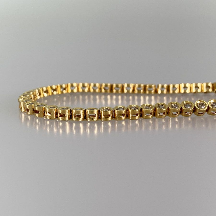 ノーブランド テニスブレスレット