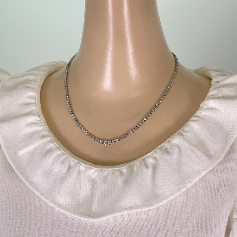 ノーブランド テニスネックレス