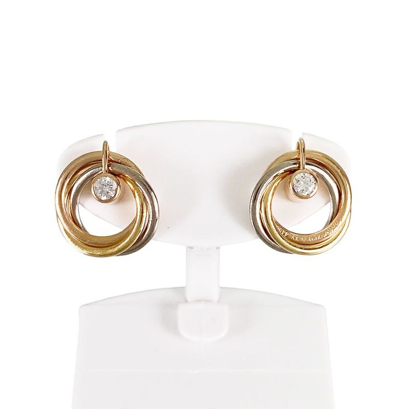 カルティエ　トリニティ　ダイアピアス 最終値下げ カルティエ トリニティ ダイヤモンド ピアス | キングラム