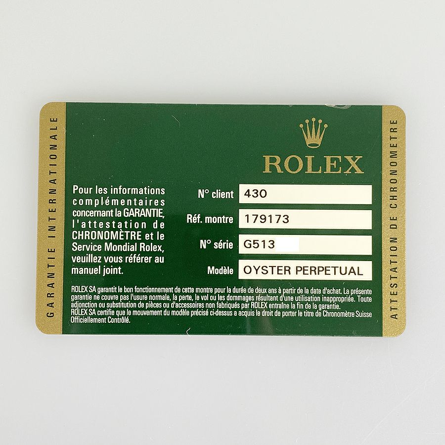 ロレックス 179173 レディース 腕時計