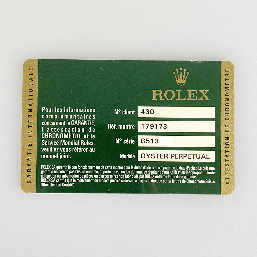 ロレックス 179173 レディース 腕時計