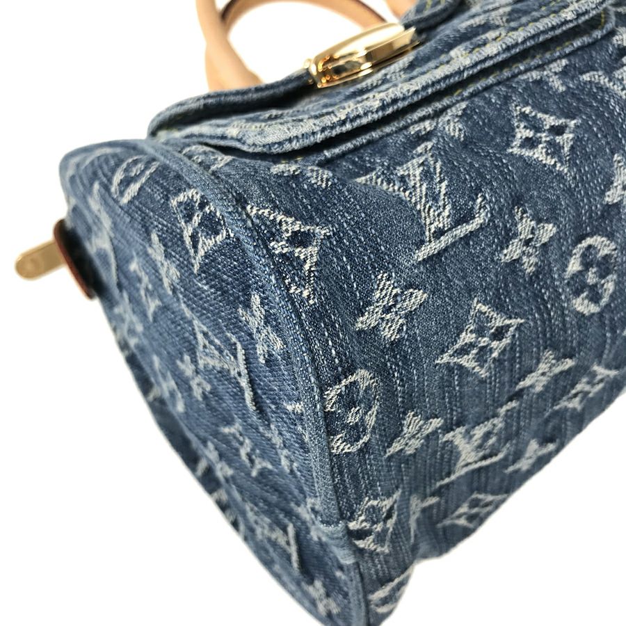 ルイ・ヴィトン モノグラム デニム ネオスピーディ  ハンドバッグ