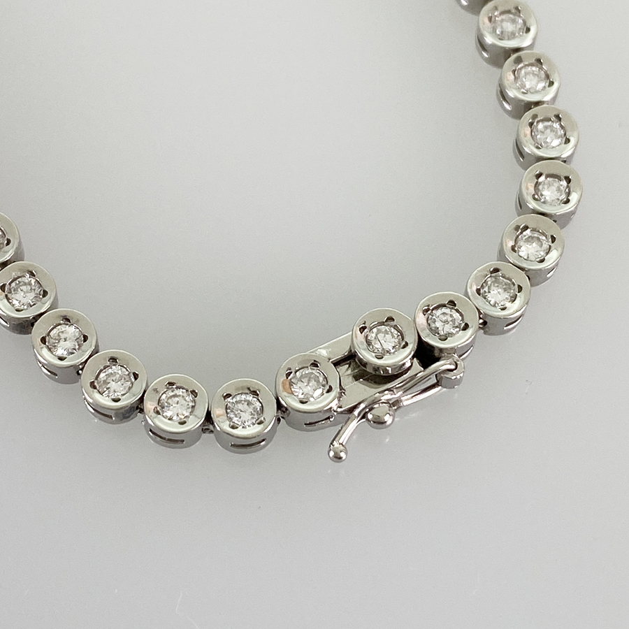 ノーブランド テニスネックレス