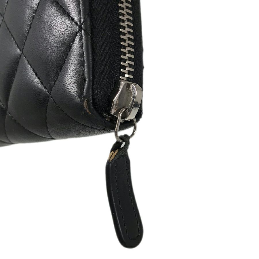 シャネル 長財布 ラウンドファスナー