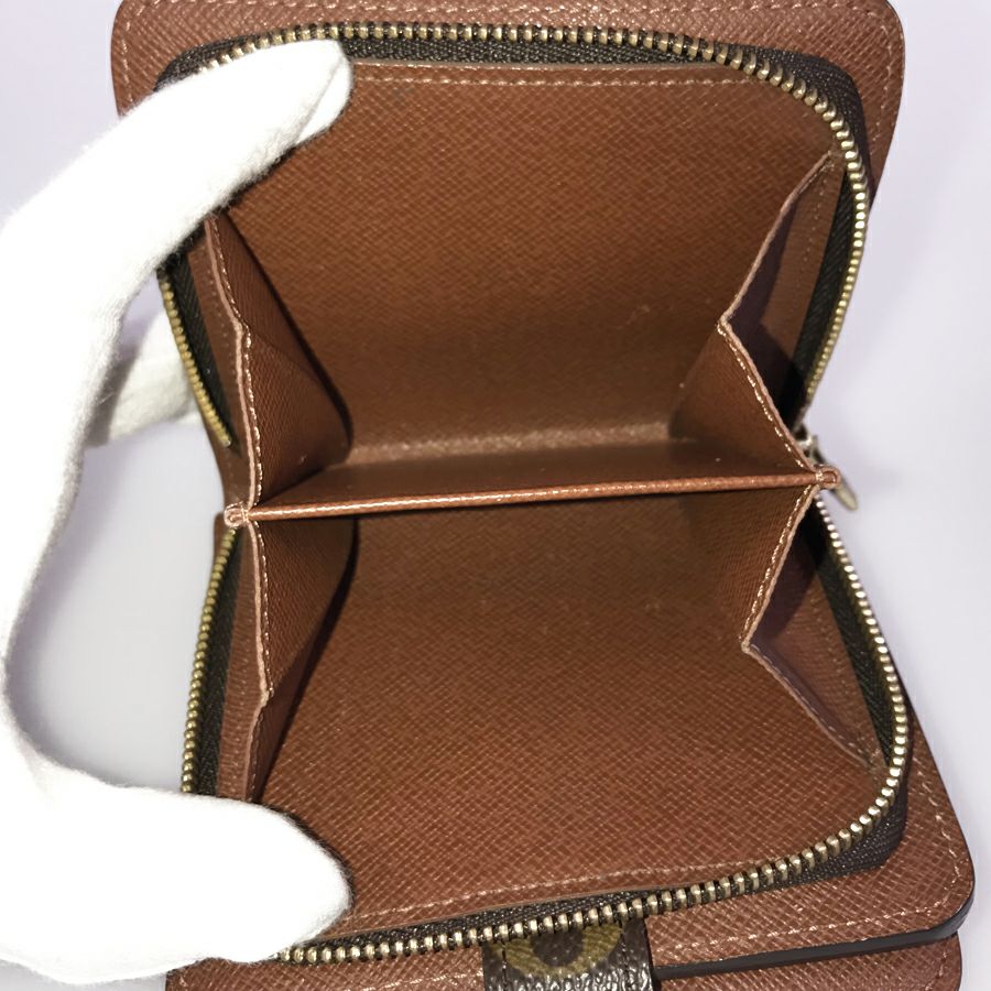 ルイ・ヴィトン モノグラム コンパクトジップ  二つ折り財布