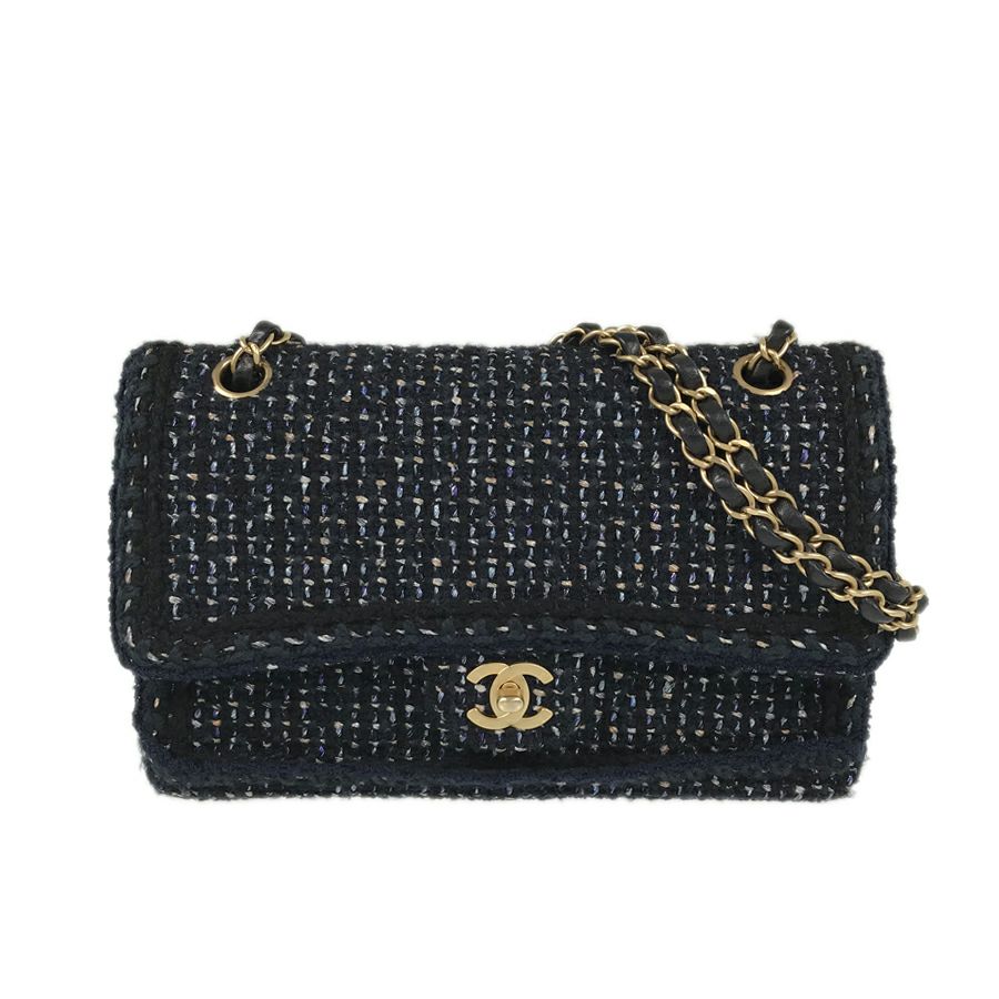 シャネル マトラッセ Wフラップ Wチェーン  ショルダーバッグ