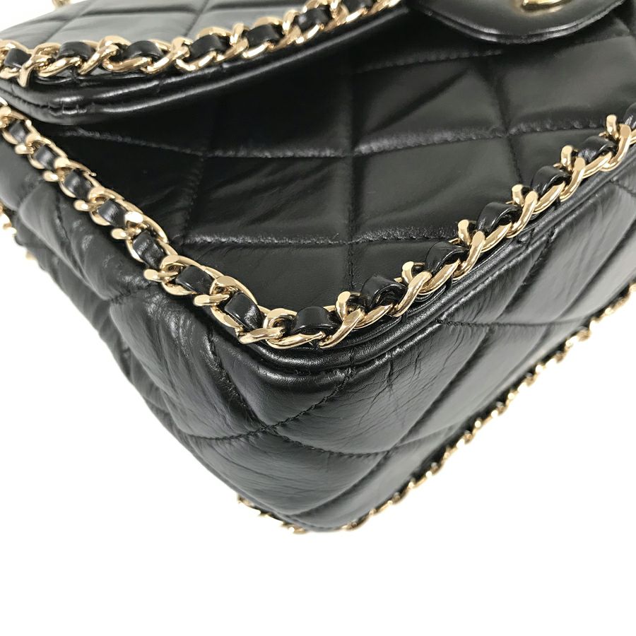 シャネル Wチェーン ショルダー  ショルダーバッグ