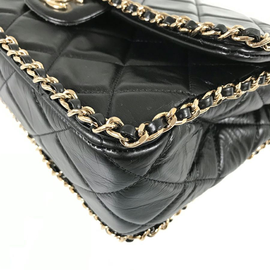 シャネル Wチェーン ショルダー  ショルダーバッグ