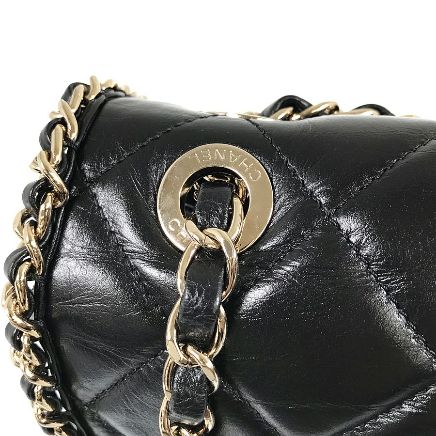 シャネル Wチェーン ショルダー  ショルダーバッグ