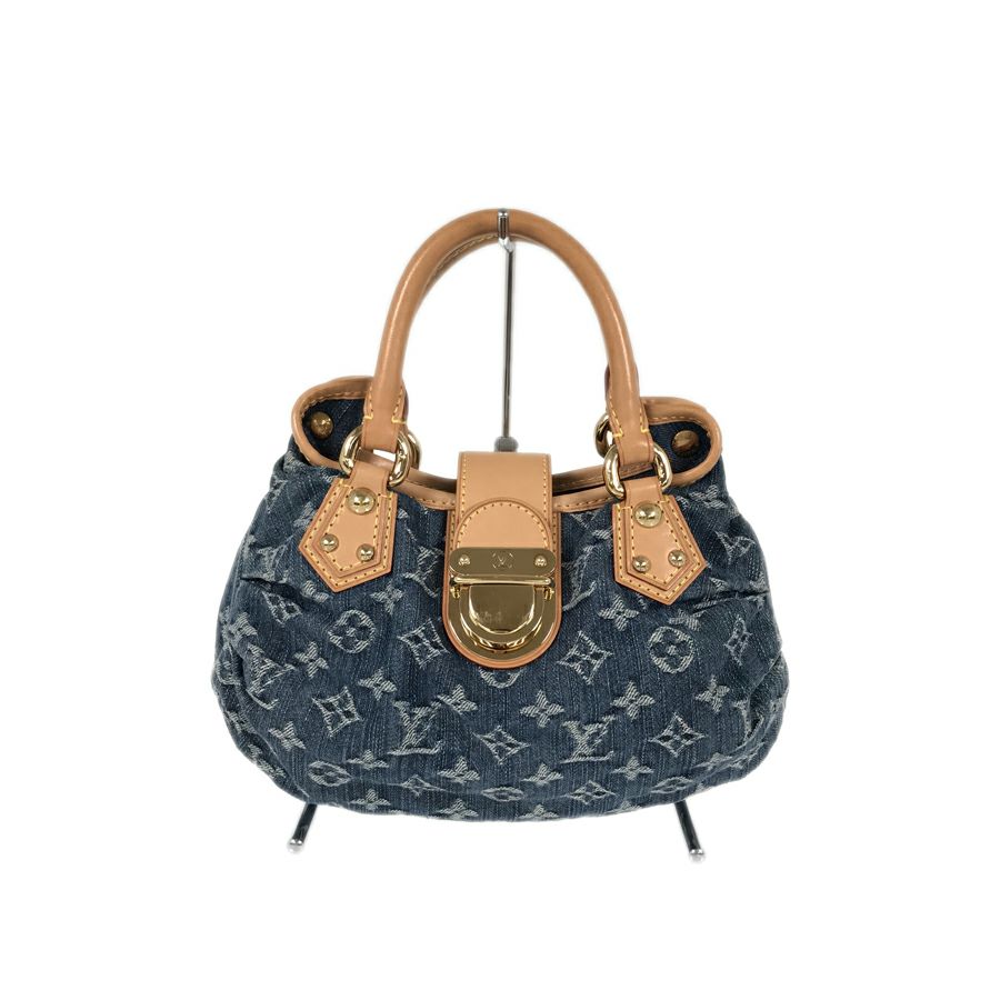 ルイ・ヴィトン モノグラム デニム プリーティ  ハンドバッグ