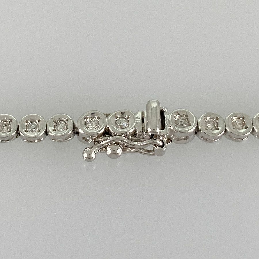 ノーブランド テニスネックレス