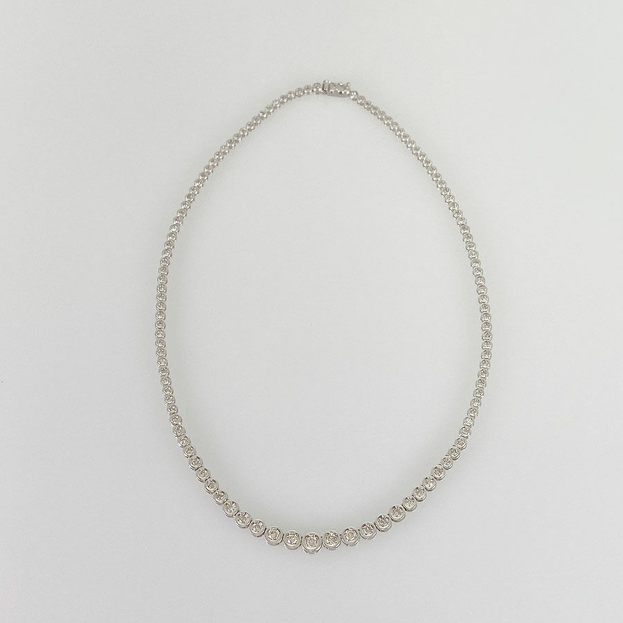 ノーブランド テニスネックレス