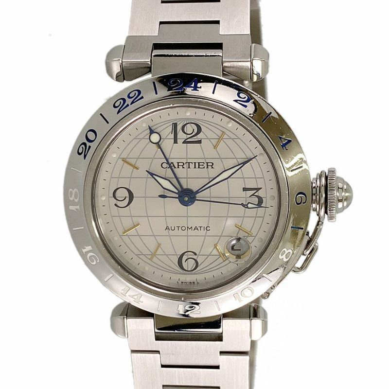 カルティエ パシャ C メリディアンGMT W31029M7 ユニセックス 腕時計 ...