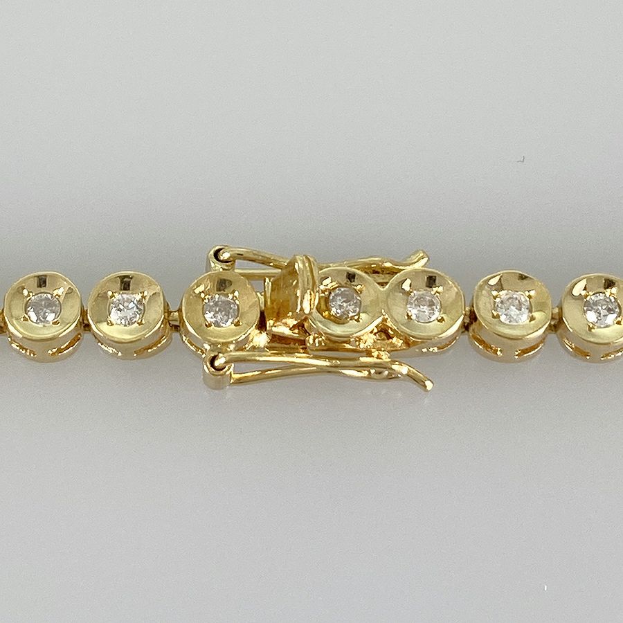 ノーブランド テニスブレスレット