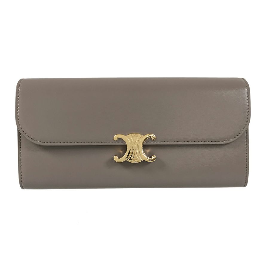 セリーヌ 長財布 かぶせ蓋