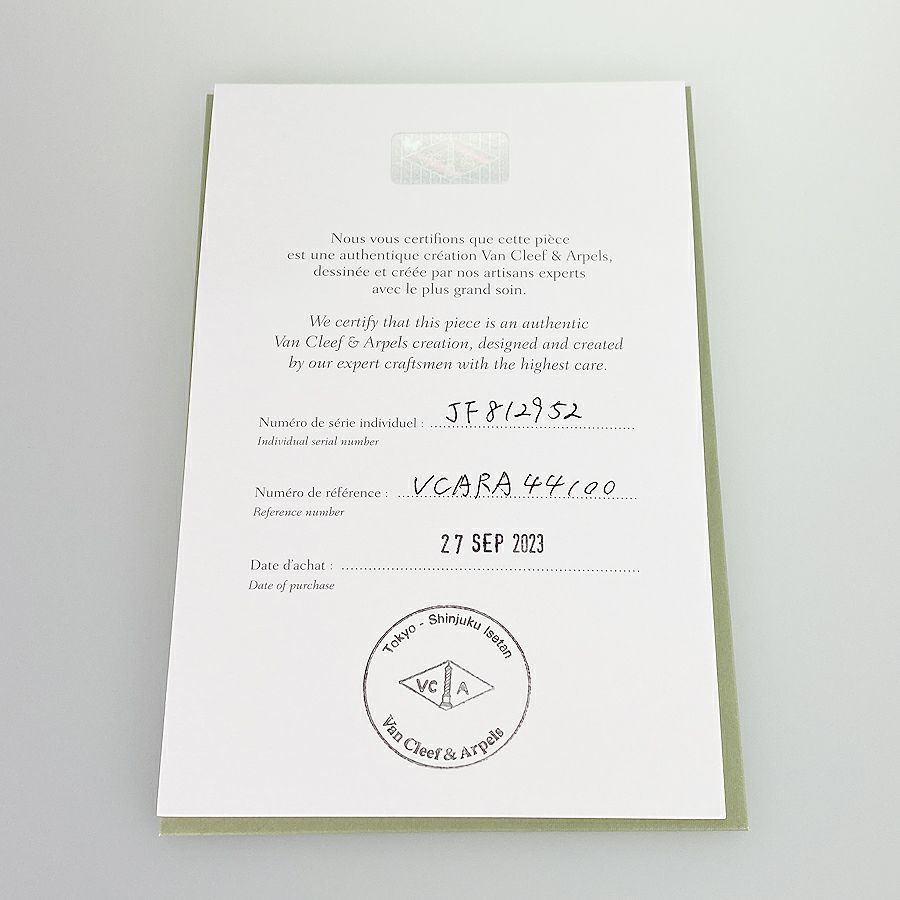 ヴァンクリーフ＆アーペル ピアス