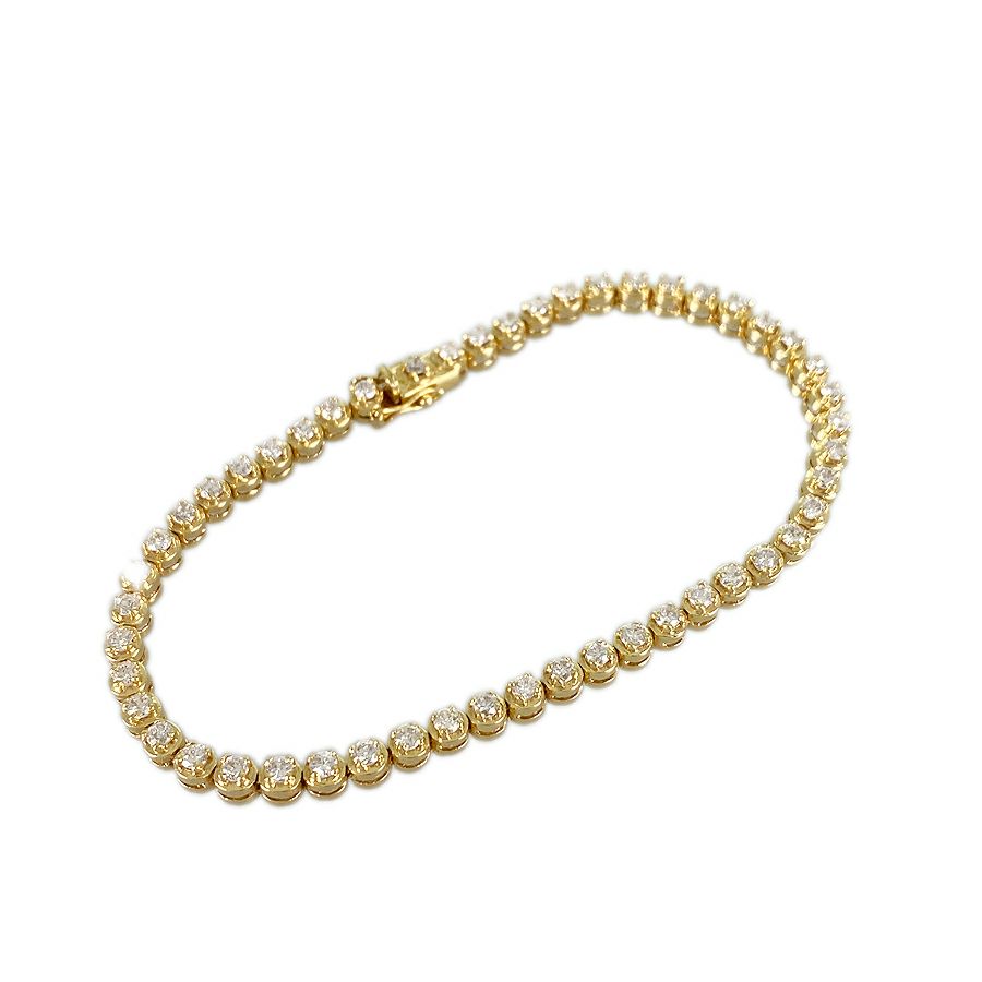 ノーブランド テニスブレスレット