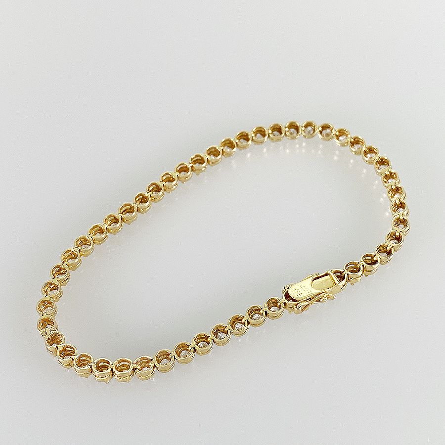 ノーブランド テニスブレスレット