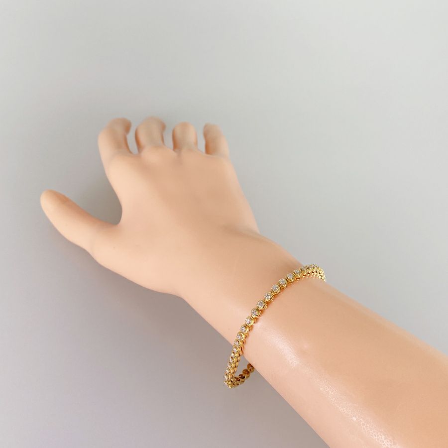 ノーブランド テニスブレスレット