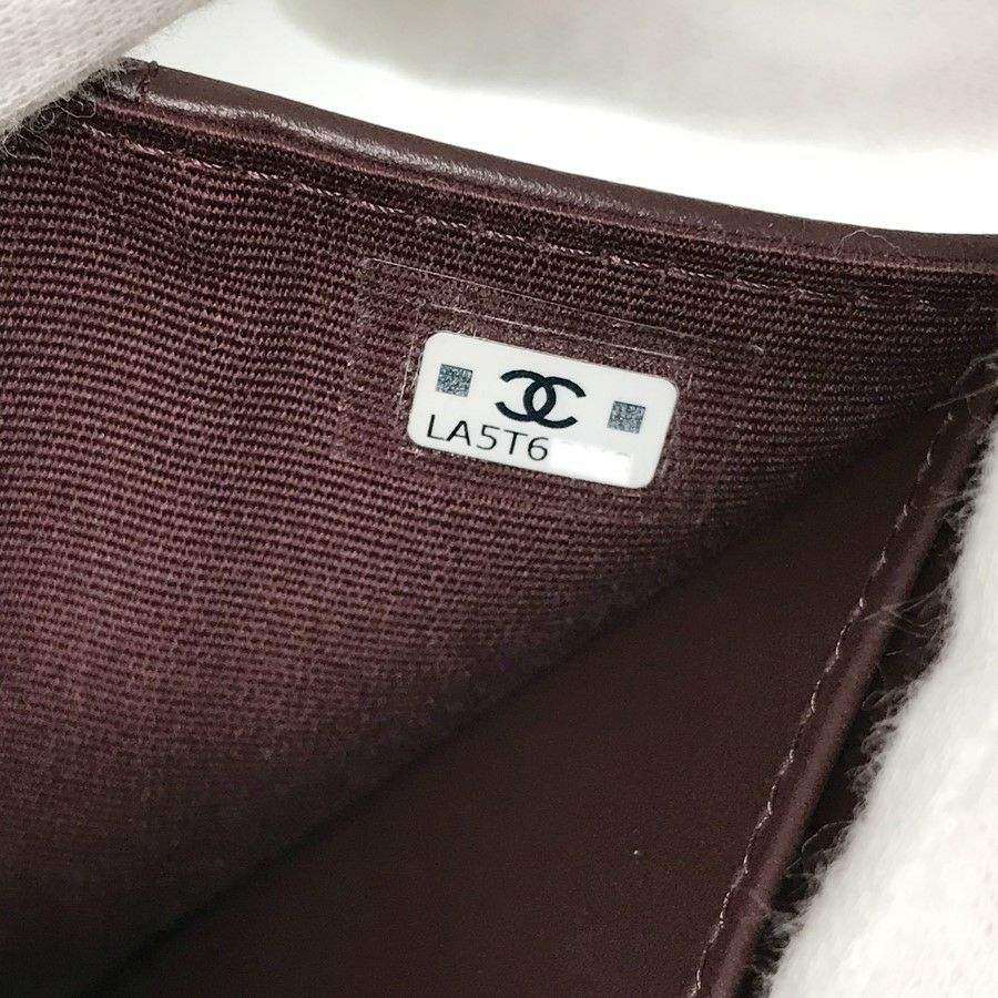 シャネル 三つ折り財布