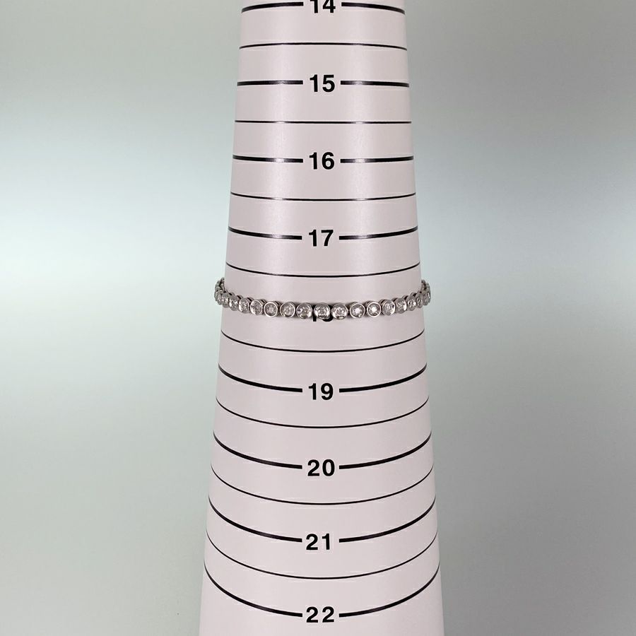 ノーブランド テニスブレスレット