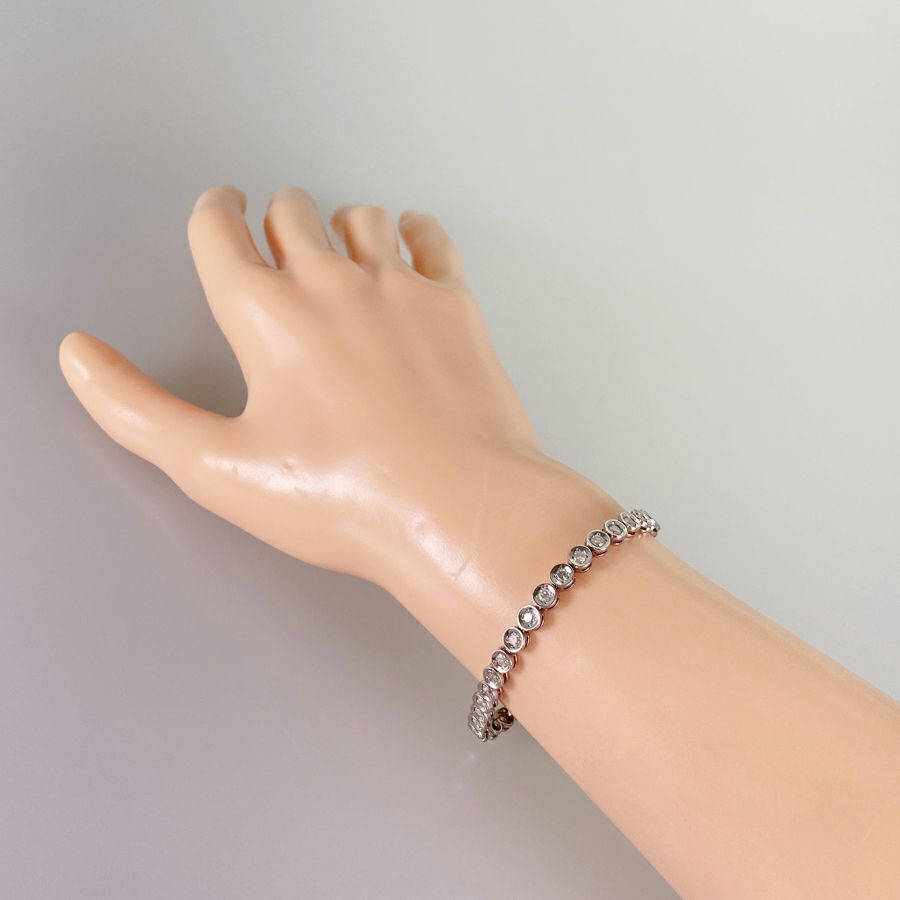 ノーブランド テニスブレスレット