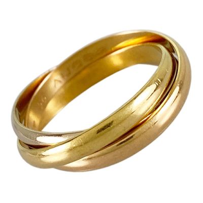 カルティエ トリニティ 旧SMリング Cartier - カルティエ トリニティ ソリテール ダイヤ