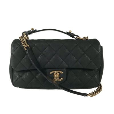 CHANEL シャネル ショルダーバッグ 紺 - 4500125A0064 シャネル エナメル ココマーク チェーン ショルダーバッグ